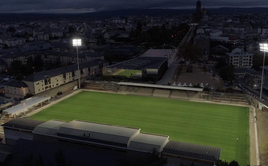 Expercité : réfection de l’éclairage et de la vidéosurveillance du stade Paul-Lignon de Rodez
