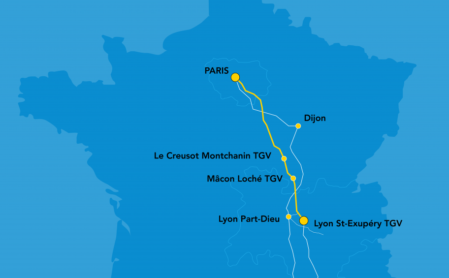 Eiffage remporte, en groupement, un contrat de signalisation du projet pilote de haute-performance de la LGV Paris-Lyon