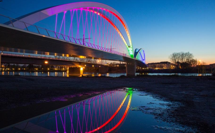 Concours Lumières 2018 : Eiffage Énergie Systèmes récompensé pour la mise en lumière du Pont Beatus-Rhenanus